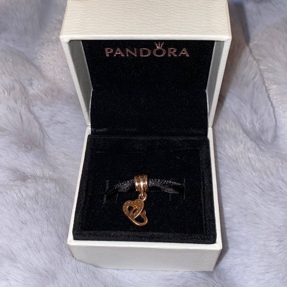 Two heart charm